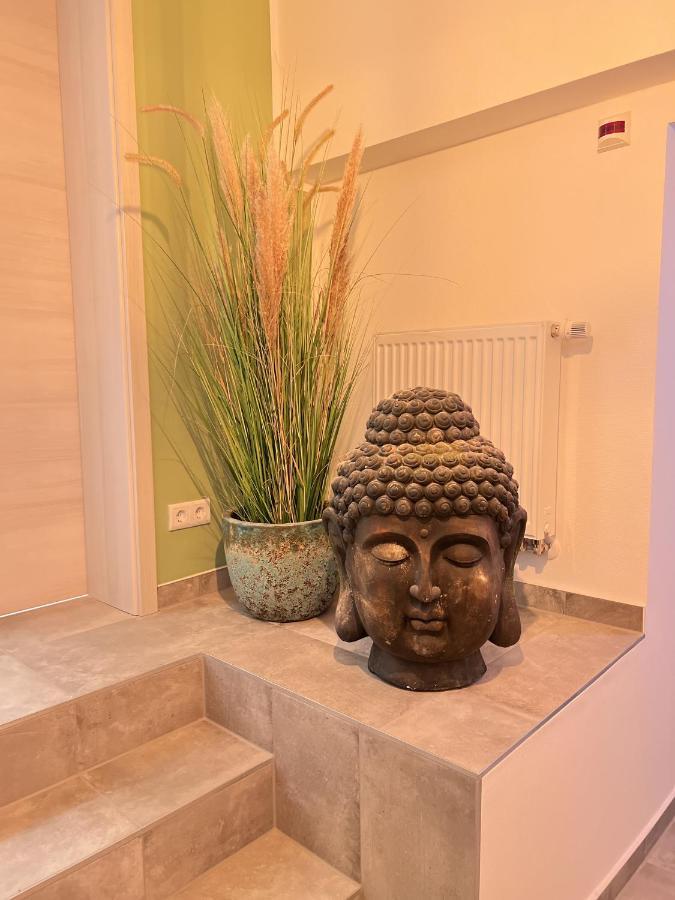 Pension Am Stadtrand Zerbst Esterno foto