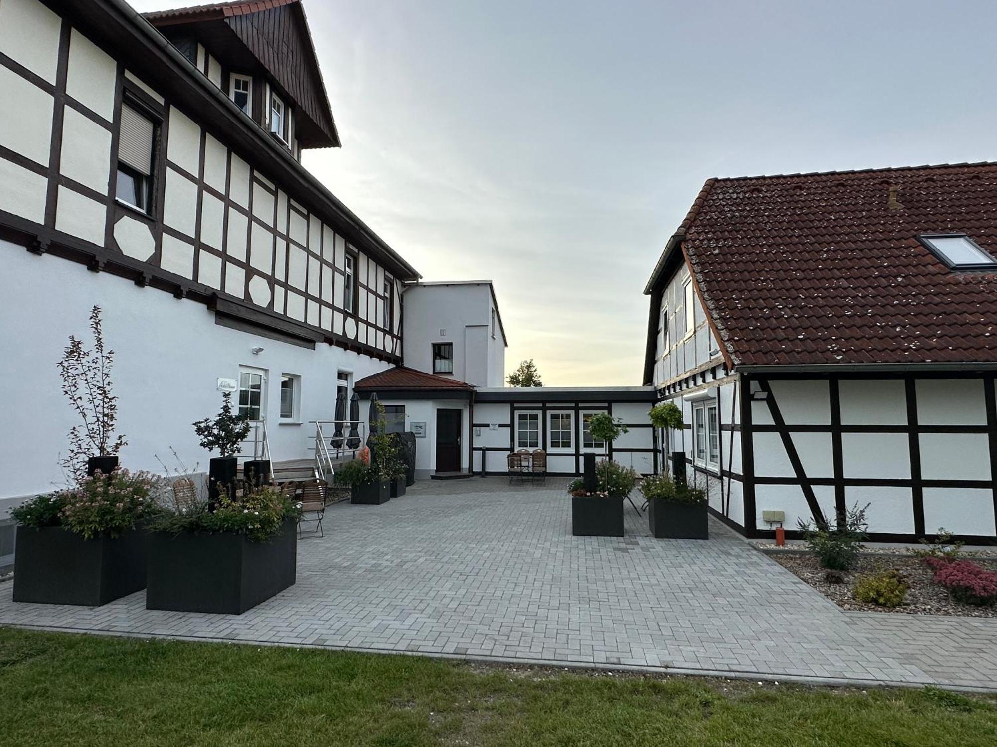 Pension Am Stadtrand Zerbst Esterno foto